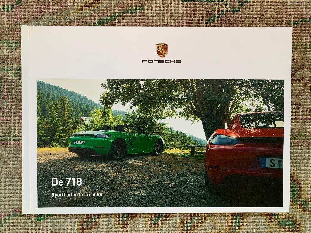 Nederlandse brochure Porsche 718 Boxster & Cayman 2021, Porsche, Nieuw, Ophalen of Verzenden, Porsche