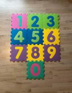 10 foam matten met cijfers - Speelmat voor kinderen, Ophalen of Verzenden, Gebruikt, Puzzelen