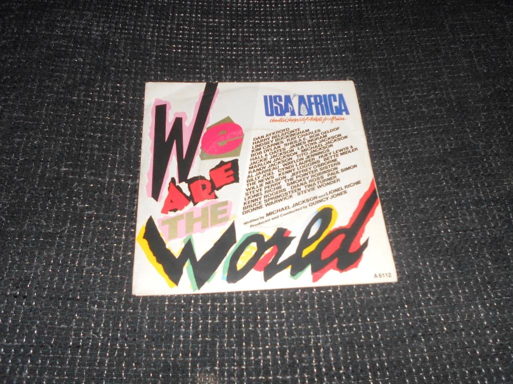we are the world - usa for africa, Cd's en Dvd's, Vinyl Singles, Gebruikt, 7 inch, Single, Ophalen of Verzenden