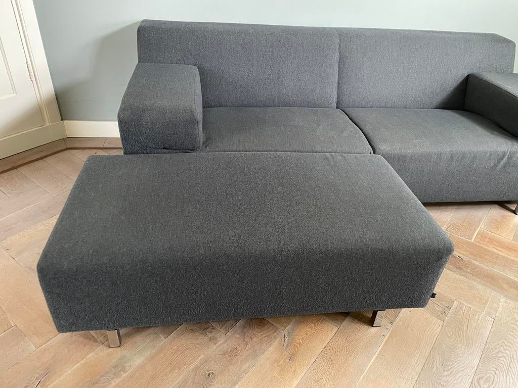 Bank Danca 2,5zits donker grijs, Huis en Inrichting, Banken | Bankstellen, Ophalen, Gebruikt, 75 tot 100 cm, Rechte bank