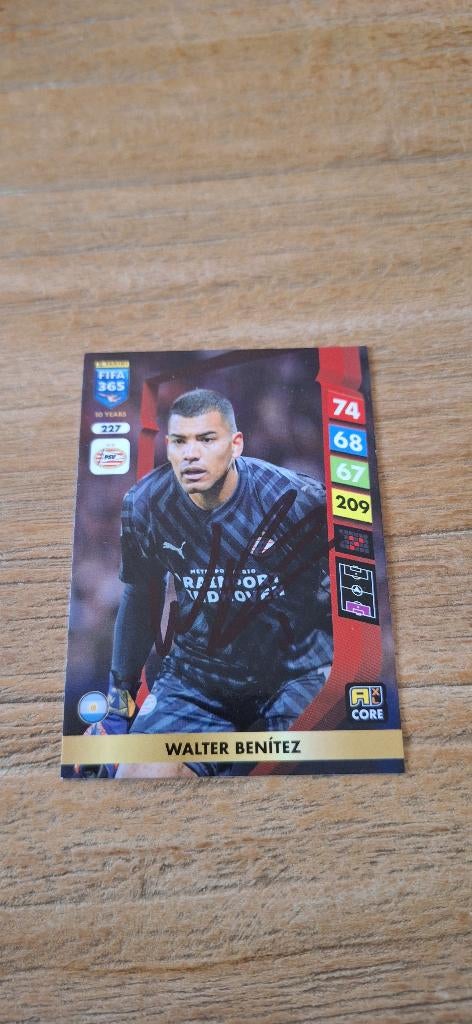Panini trading card handtekening; Walter Benitez # PSV, Ophalen of Verzenden, Nieuw, PSV, Spelerskaart