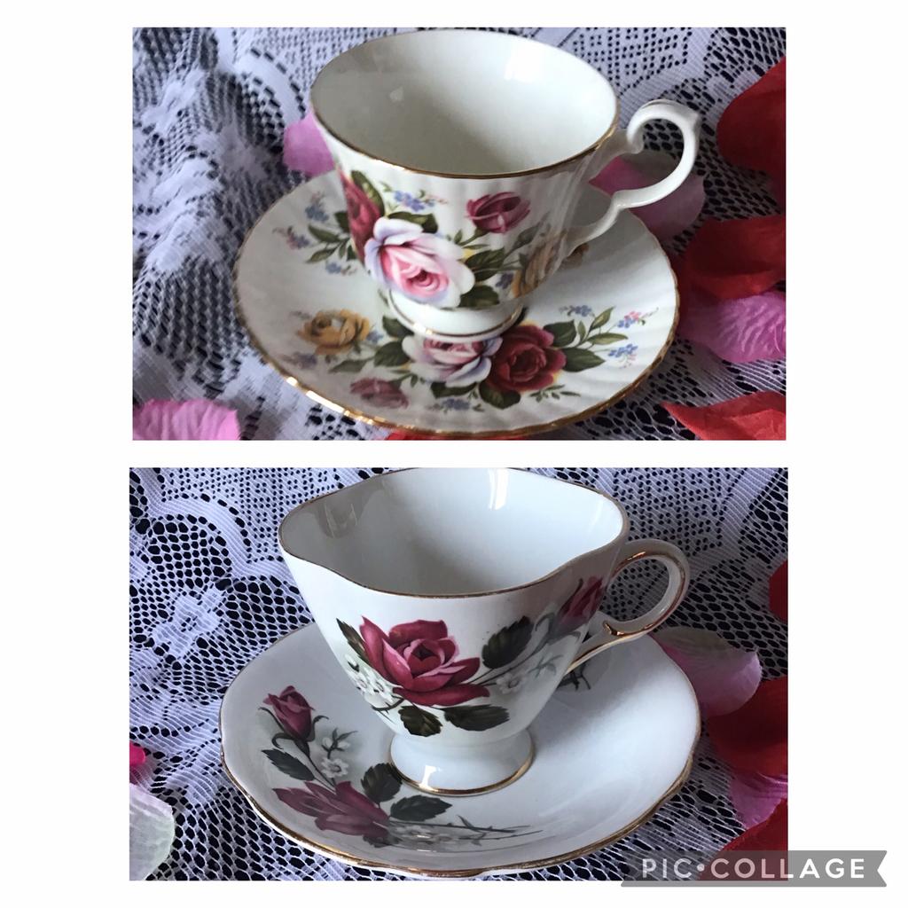 Kop en schotel Windsor en Royal Windsor England, Antiek en Kunst, Antiek | Servies los, Ophalen of Verzenden