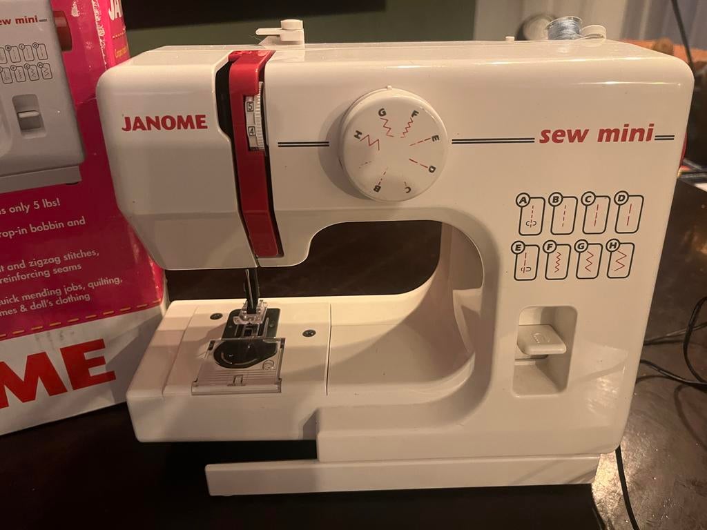 Janome Sew Mini naaimachine, kinder naaimachine, Ophalen of Verzenden, Gebruikt, Naaimachine, Janome