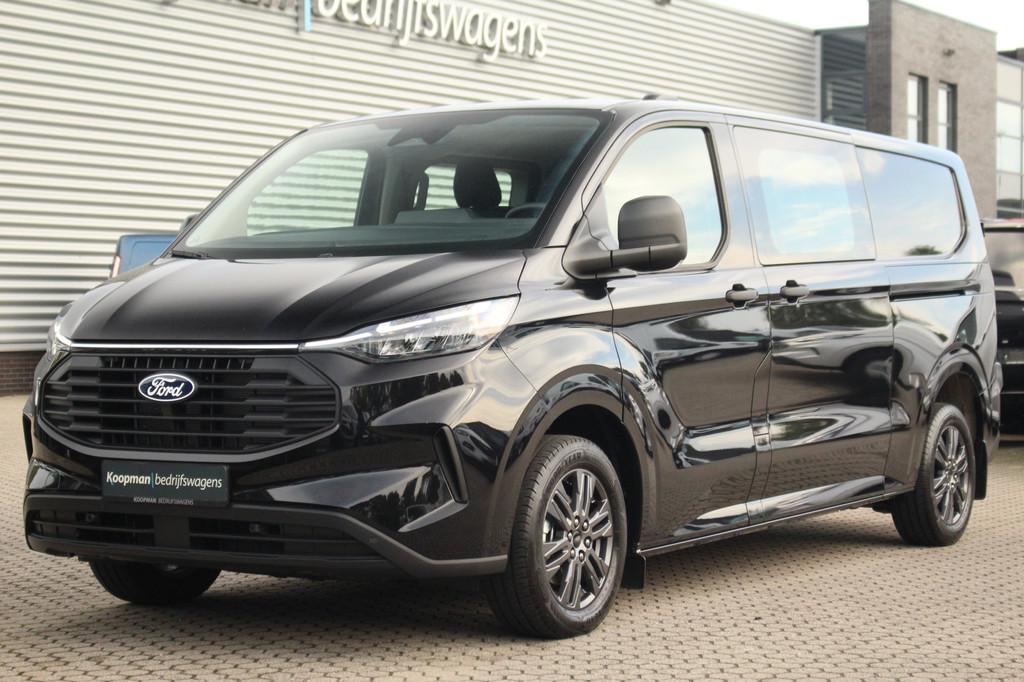 Ford Transit Custom 320 2.0TDCI 136pk L2H1 Trend DC | L+R Zi, Auto's, Voorwielaandrijving, 136 pk, 4 cilinders, 2500 kg