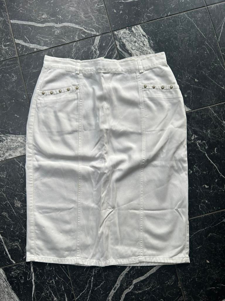 Burberry witte rok maat 42 (L) - Zeer goede staat, Wit, Maat 42/44 (L), Ophalen of Verzenden, Zo goed als nieuw