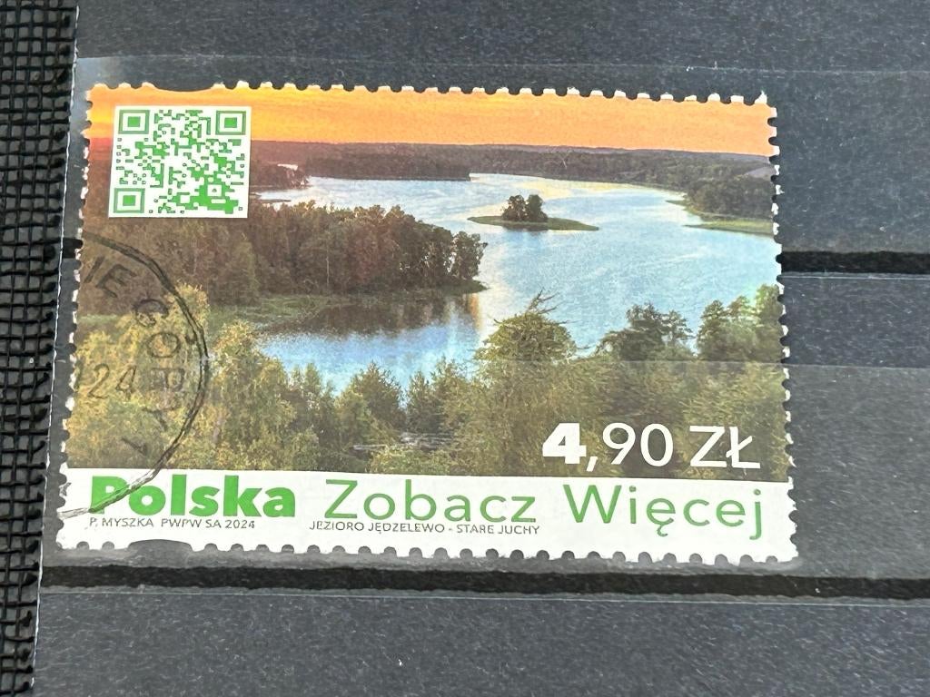 Polen 2024. Zegel uit blok. Toerisme. Stare Juchy. Jedzelewo, Ophalen of Verzenden, Polen, Gestempeld