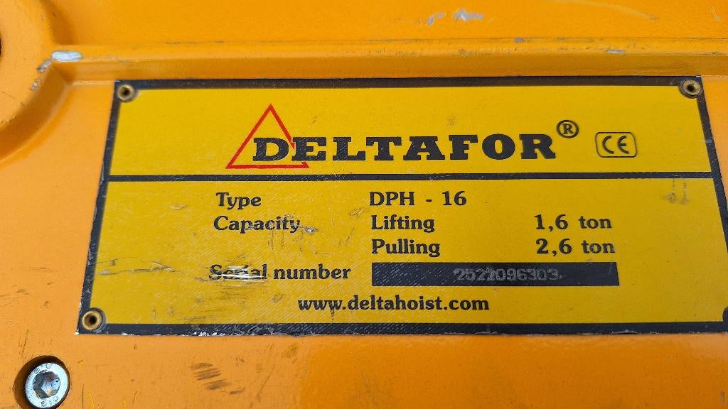 treklier staaldraadtakel rikrak met klapblok hijsbanden, Ophalen, Albert@hoaas.nl375,00, Gebruikt, Industriepark 2a 9351PA Leek