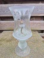 Glazen Lamp met Gedetailleerd Glas, Ophalen of Verzenden, Minder dan 100 cm, Decoratief, Glas