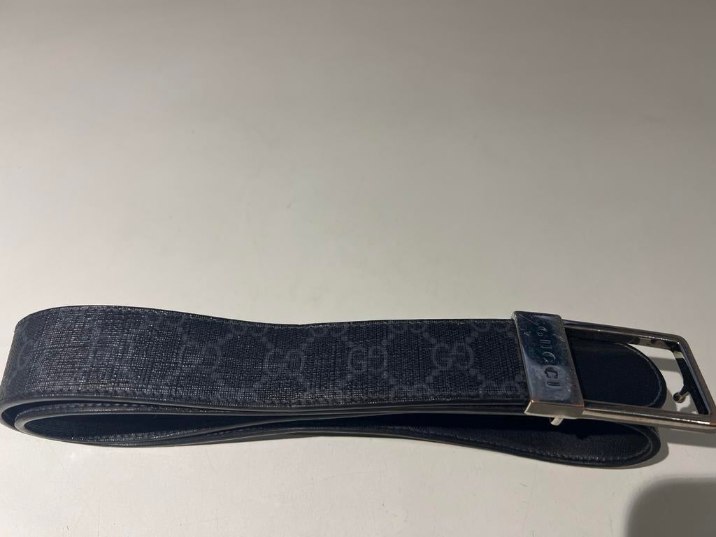 Gucci Riem Zwart met GG-patroon, Kleding | Dames, N, 90 tot 100 cm, Heupriem, Ophalen of Verzenden