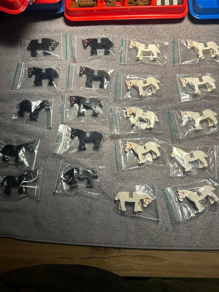 Lego castle ridders paarden, Verzenden, Zo goed als nieuw