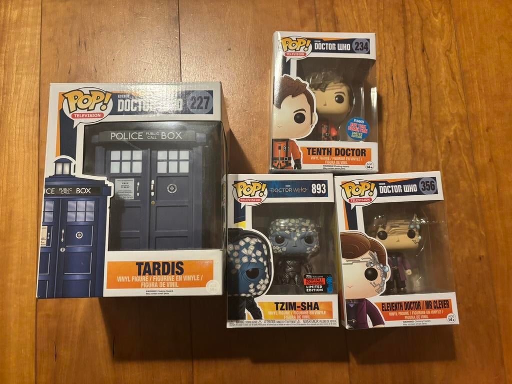 Doctor Who Funko Pop collectie, Ophalen of Verzenden, Zo goed als nieuw