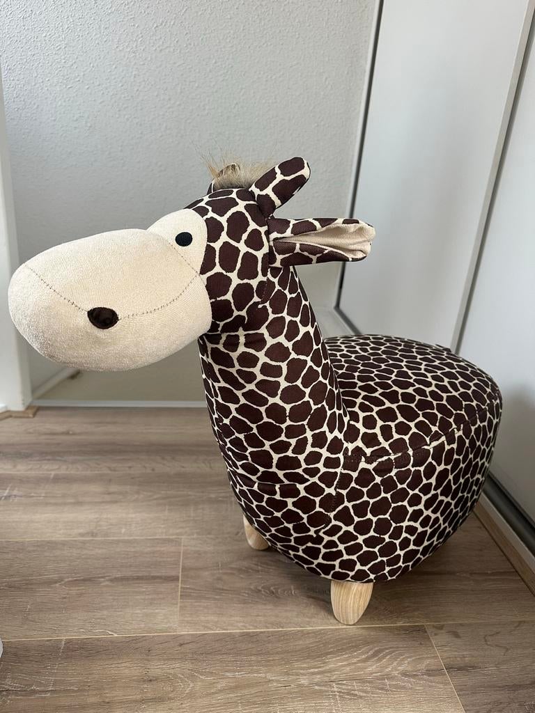 Dierenpoef Giraffe, Ophalen, Minder dan 50 cm, Zo goed als nieuw, Stof