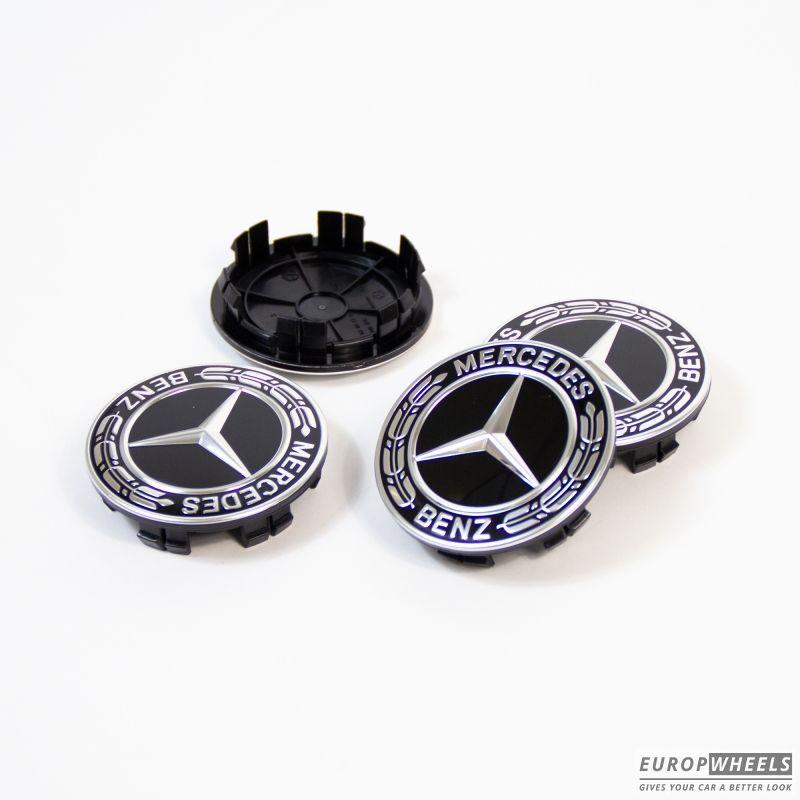 Mercedes Logo Naafdop (set) 75 mm naafkap A1674015900, -, Verzenden, -, Nieuw