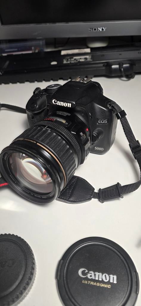 Canon EOS 500D met 28-135mm lens, Ophalen of Verzenden, Canon, 8 keer of meer