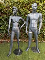 Etalagepop (1x man, 1x vrouw), Hobby en Vrije tijd, Ophalen, Gebruikt, Paspop