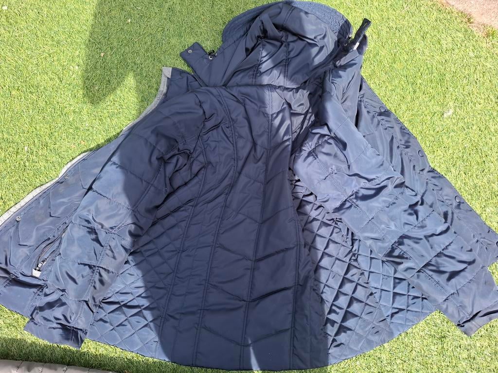 Donkerblauwe zomerjas met capuchon, Ophalen of Verzenden