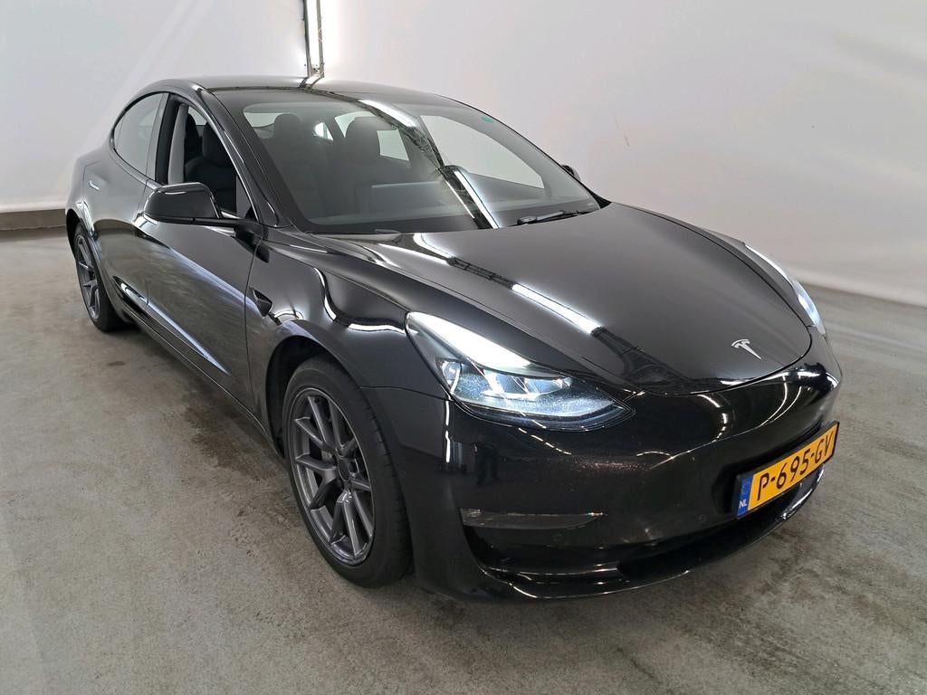 Tesla Model 3 75 kWh 351pk Long Range AWD | SOH 92% |18" Vel, Gebruikt, Zwart, Zwart, 351 pk
