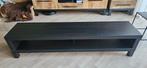 IKEA LACK tv-meubel zwart-bruin 160x36x35 cm, Ophalen, Gebruikt, 150 tot 200 cm, Minder dan 100 cm