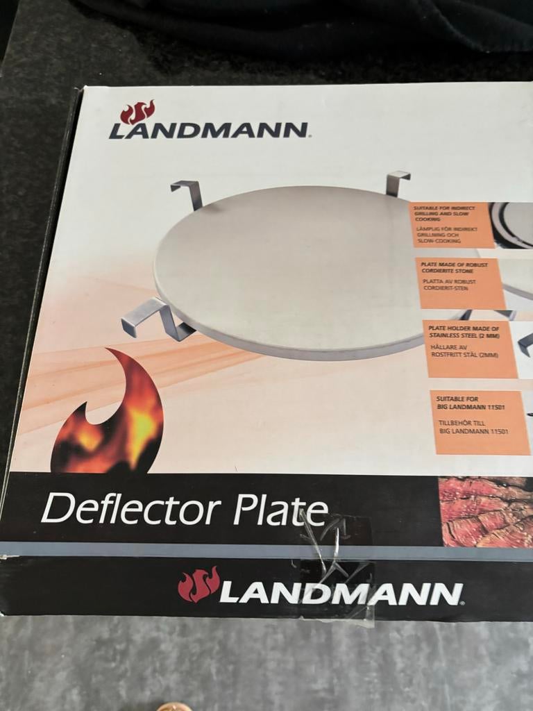 Landmann BBQ Deflector Plate - Steen voor indirect grillen, Ophalen of Verzenden, Nieuw