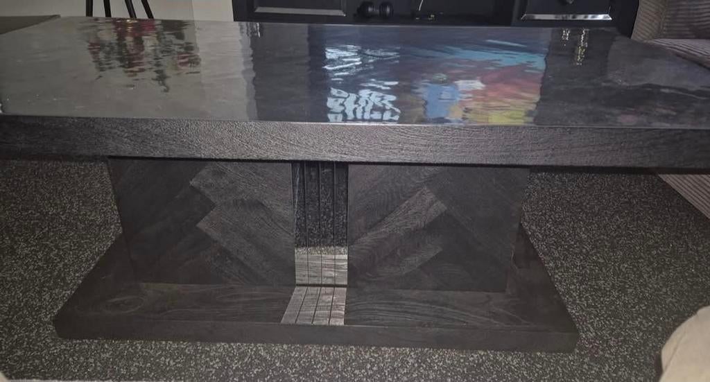 Bonita visgraad salon tafel, Ophalen, 50 tot 100 cm, Zo goed als nieuw, 150 tot 200 cm