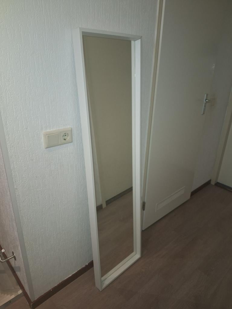Ikea Nissedal spiegel wit, Ophalen, Rechthoekig, Minder dan 50 cm, Minder dan 100 cm
