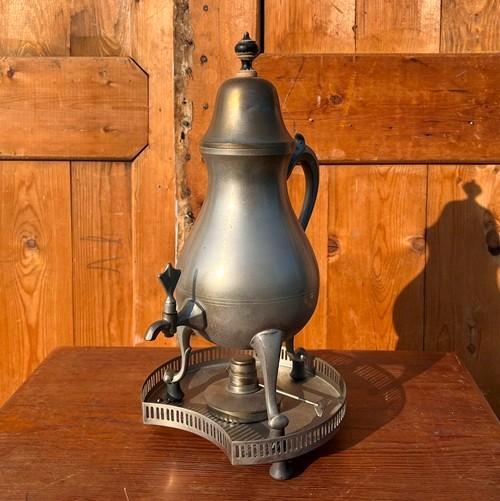 Kraantjeskan Rio Tin Tiel origineel koffiekan, Antiek en Kunst, Antiek | Tin, Ophalen of Verzenden