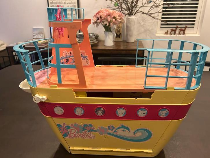 Barbie Partyboot - Groot Speelplezier op het Water, Kinderen en Baby's, Speelgoed | Overig, Gebruikt, Meisje, Ophalen