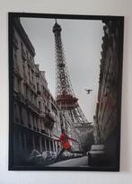 Poster van Eiffeltoren parijs in lijst, Ophalen, Overige materialen, Gebruikt, 100 tot 125 cm
