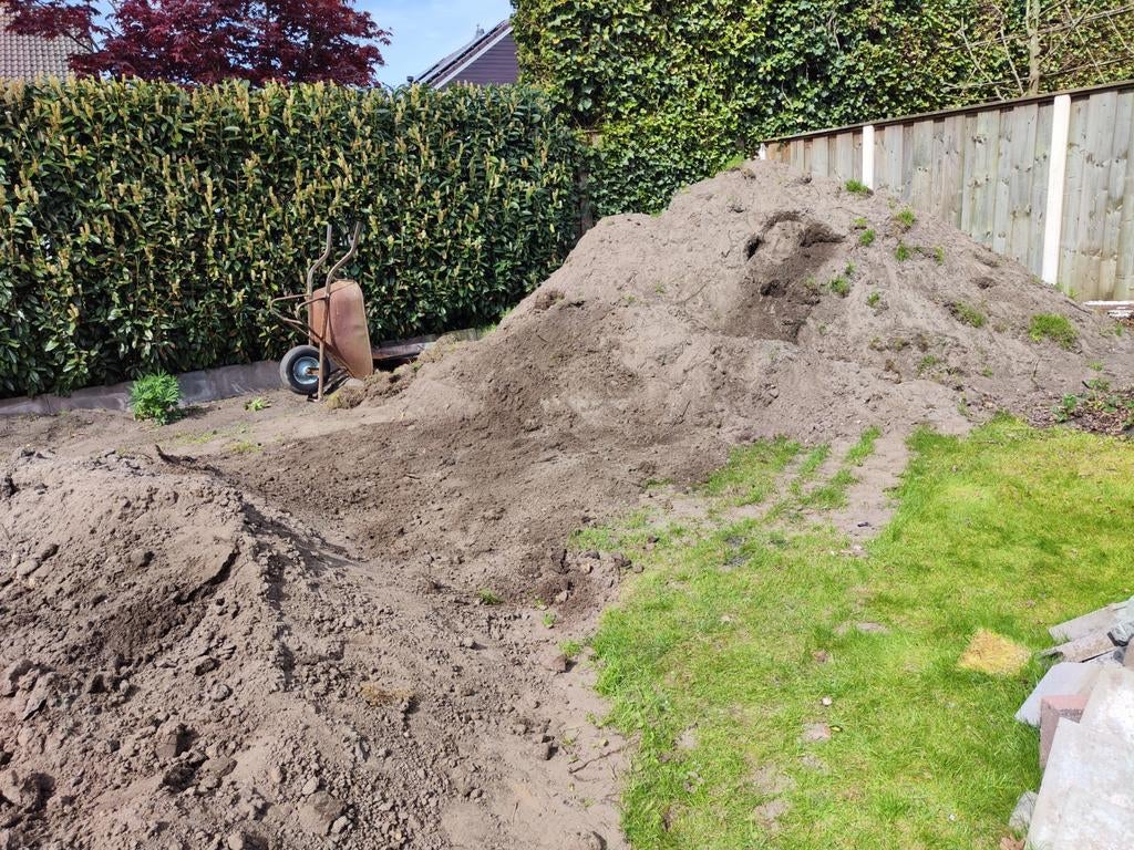 7m3 Gratis zwart zand grond, Tuin en Terras, Zand, Ophalen