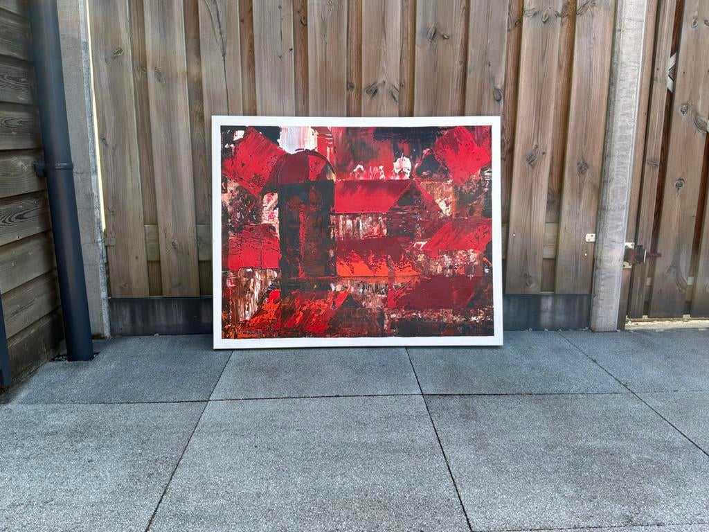 Origineel Gerrit Knikker schilderij, Antiek en Kunst, Ophalen of Verzenden