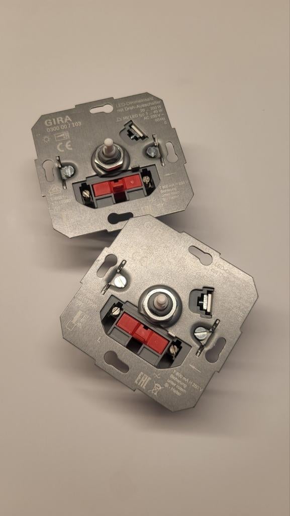 Gira LED dimmer, Ophalen of Verzenden, Nieuw, Schakelaar