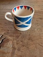 Zeldzame Emma Bridgewater Saltire baby mug schotse vlag, Ophalen, Zo goed als nieuw, Aardewerk, Overige stijlen