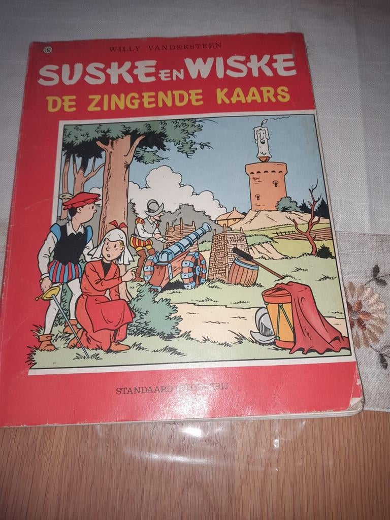DE ZINGENDE KAARS Suske en Wiske ( nr 167 ), Willy Vandersteen, Europa, Ophalen of Verzenden, Gelezen