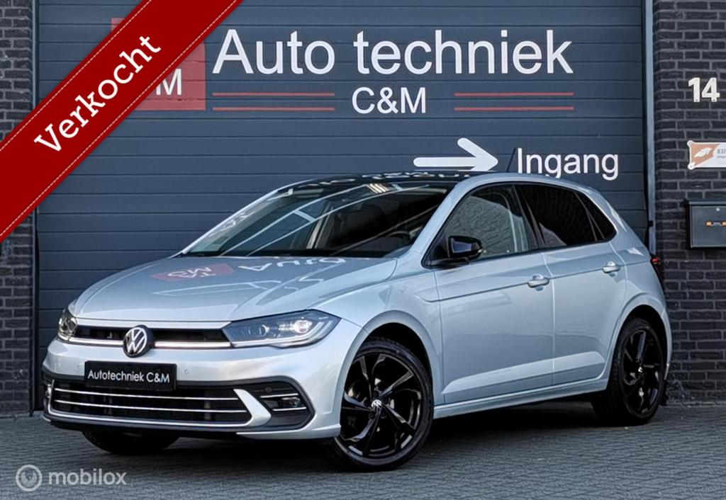Volkswagen Polo 1.0 TSI 95PK/DSG/ACC/CAMERA/IQLIGHT/NAV/DAB/, Zwart, 95 pk, 1104 kg, Bedrijf