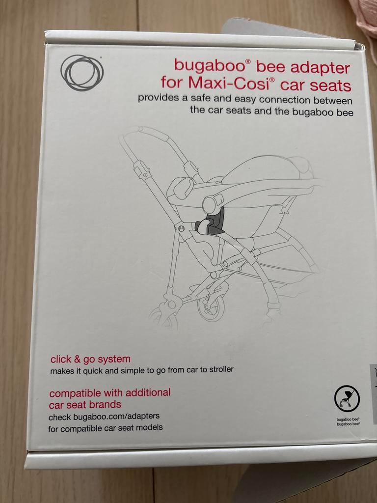 Bugaboo Bee adapter voor Maxi-Cosi autostoeltjes, Ophalen of Verzenden, Gebruikt, Overige merken