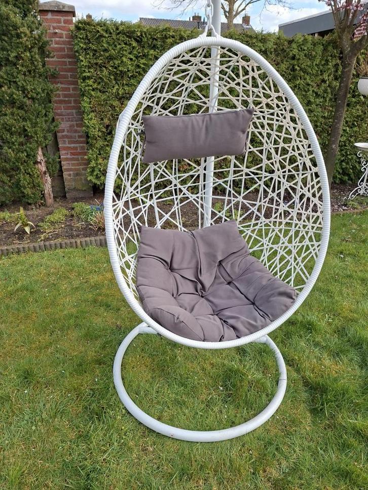 Egg hangstoel, Tuin en Terras, Tuinstoelen, Rotan, Ophalen
