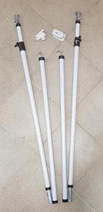 2 Glasfiber carbon frame dakliggers + 2 bevestiging blokjes, Ophalen, Zo goed als nieuw