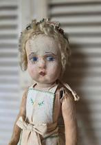 Antieke shabby stof pop, brocante meisje, lenci type, Ophalen, Zo goed als nieuw, Accessoires