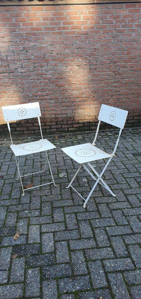 Vintage stoelen, Tuin en Terras, Ophalen, Gebruikt