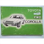 Toyota Corolla FWD Instructieboekje 1985 #3 Nederlands, Ophalen of Verzenden