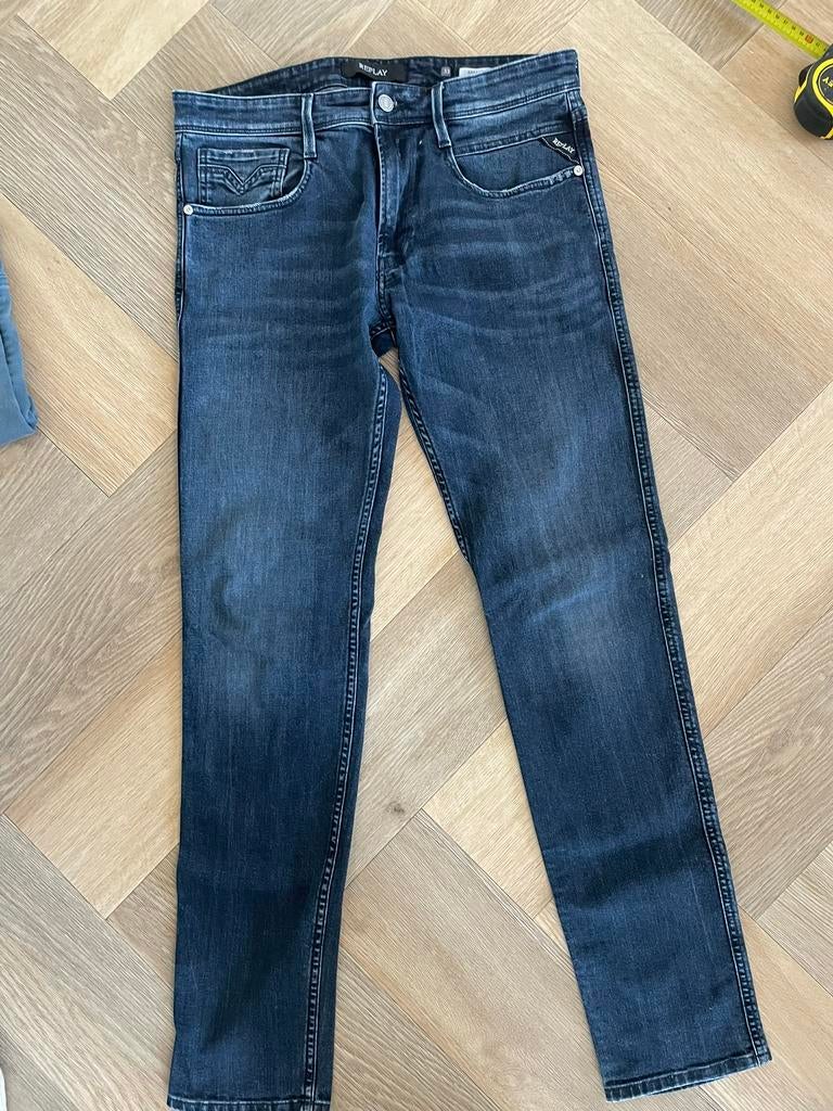Replay jeans Anbass mt 33, Ophalen of Verzenden, Zo goed als nieuw, Blauw, W33 - W34 (confectie 48/50)