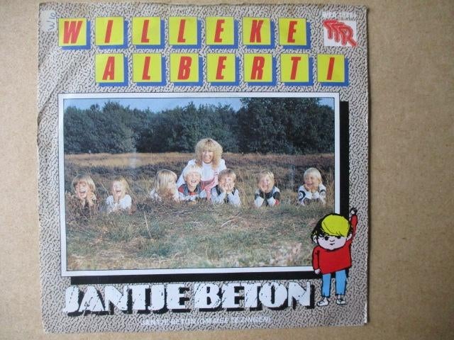 s0016 willeke alberti - jantje beton, Ophalen, Gebruikt, Overige genres, 7 inch