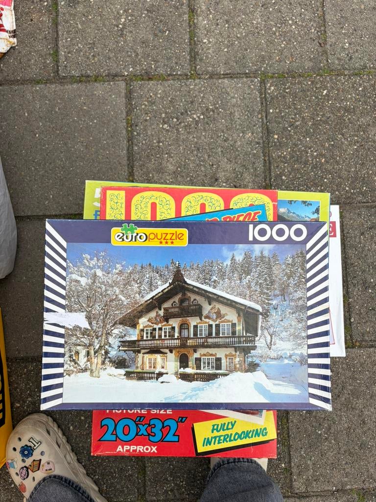 Legpuzzel 1000 stukjes, Ophalen of Verzenden, 500 t/m 1500 stukjes, Zo goed als nieuw