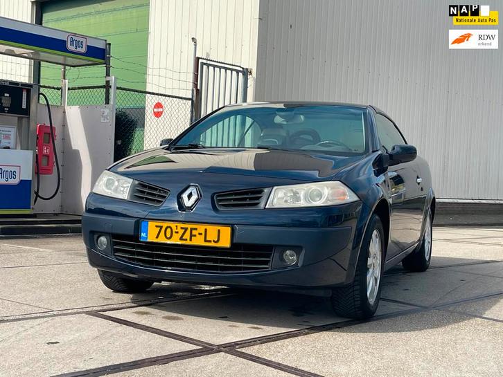 Renault Mégane Coupé-Cabriolet 1.6-16V Dynamique Leer/Carp, Auto's, Renault, Bedrijf, Te koop, Mégane, ABS, Airbags, Airconditioning