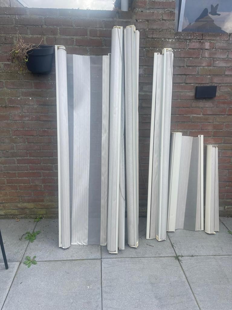 Rolgordijnen bamboe- Diverse maten, Ophalen, Gebruikt, 100 tot 150 cm, 200 cm of meer