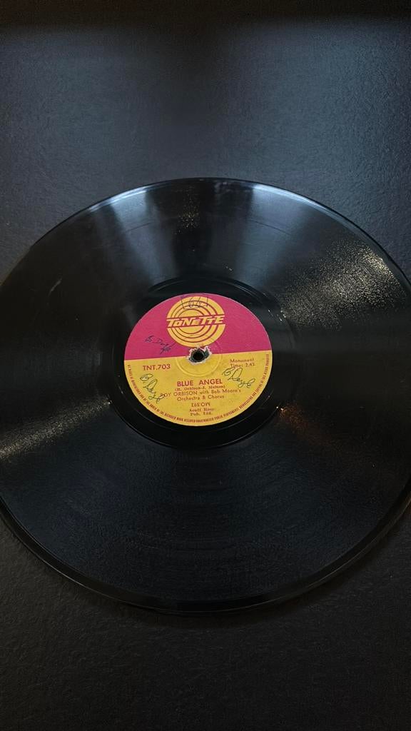 Roy Orbison blue angel gezocht 78 toeren, Verzamelen, Ophalen of Verzenden, Zo goed als nieuw, 1970 tot heden, Overige merken