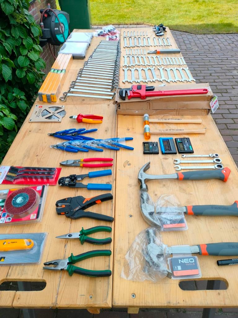 Grote partij nieuw gereedschap: hamers, tangen, sleutels, Ophalen of Verzenden, Nieuw
