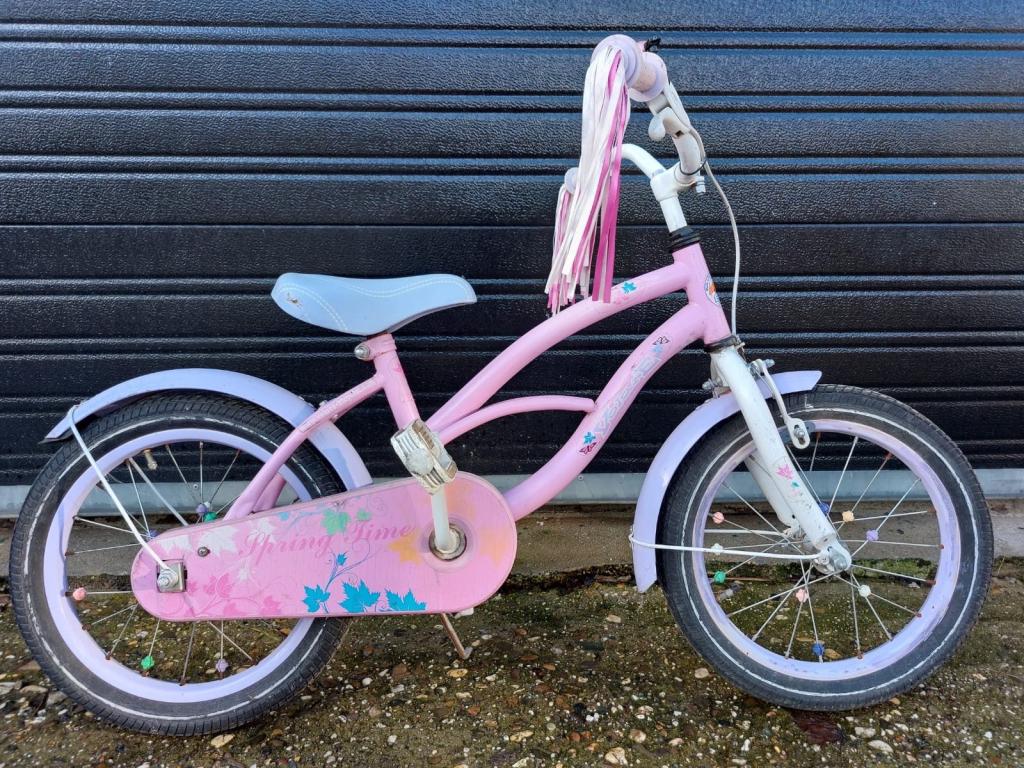 Volare 16 inch meisjesfiets, Fietsen en Brommers, Fietsen | Kinderfietsjes, 16 tot 20 inch, Niet ingevuld, Volare, Niet ingevuld