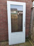 Hardhouten achterdeur / schuurdeur, Ophalen, Gebruikt, 80 tot 100 cm, Buitendeur