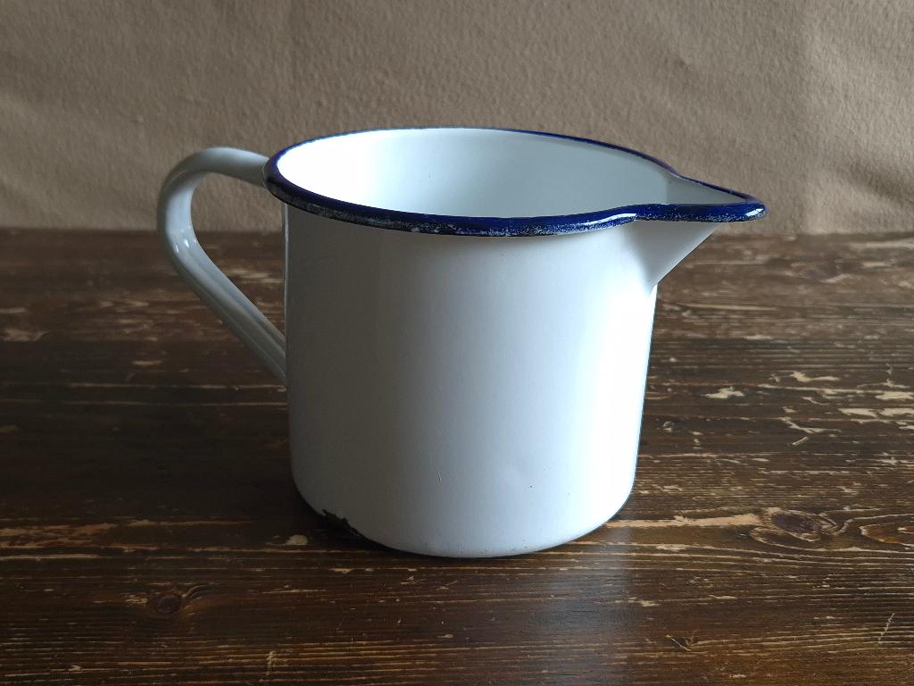 vintage emaille melkkan, Ophalen